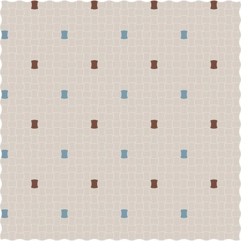 5900144099784 sklep płytki flizy PARADYŻ Modernizm Bianco Mozaika Prasowana Mix A 30,86x30,86 30x30 M-P-309X309-1-MODM.BIMXA