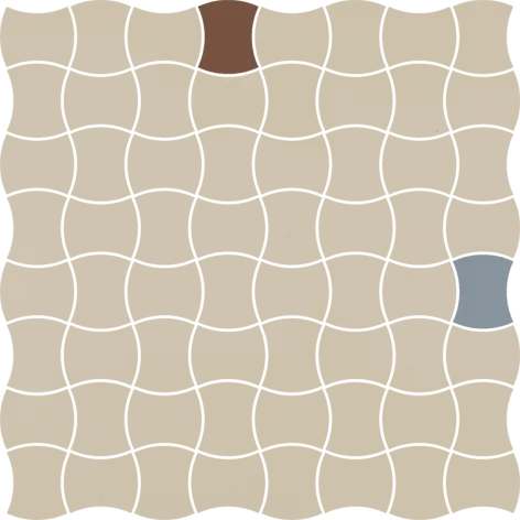 5900144099784 sklep płytki flizy PARADYŻ Modernizm Bianco Mozaika Prasowana Mix A 30,86x30,86 30x30 M-P-309X309-1-MODM.BIMXA