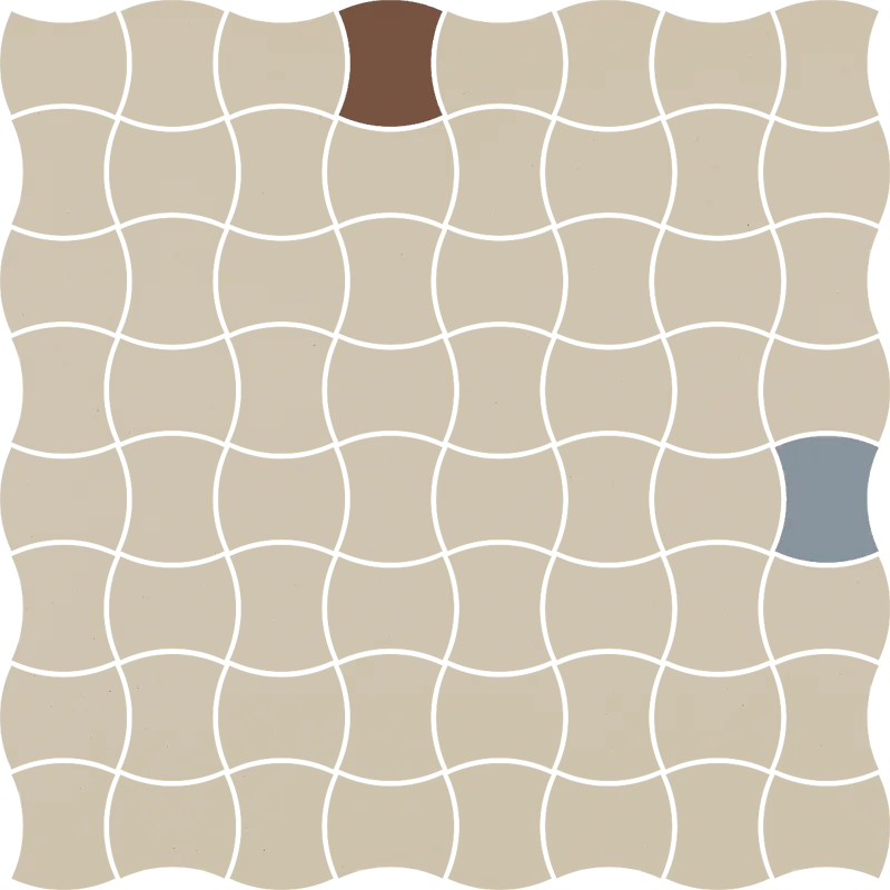 5900144099784 sklep płytki flizy PARADYŻ Modernizm Bianco Mozaika Prasowana Mix A 30,86x30,86 30x30 M-P-309X309-1-MODM.BIMXA