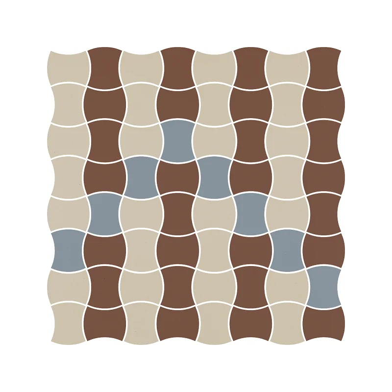 5900144099791 PARADYŻ Modernizm Bianco Mozaika Prasowana Mix B 30,86x30,86 mozaika gorseciki