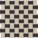 M-P-309X309-1-MODM.NEMXC PARADYŻ Modernizm Nero Mozaika Prasowana Mix C Mat. K.3,6x4,4 30,86x30,86 30x30 5900144099913