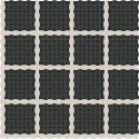 M-P-309X309-1-MODM.NEMXA PARADYŻ Modernizm Nero Mozaika Prasowana Mix A Mat. K.3,6x4,4 30,86x30,86 5900144099890