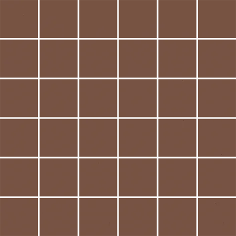 5904584112577 sklep płytki flizy PARADYŻ Modernizm Brown Mozaika Prasowana Mat. Kostka 4,8x4,8 29,8x29,8 30x30