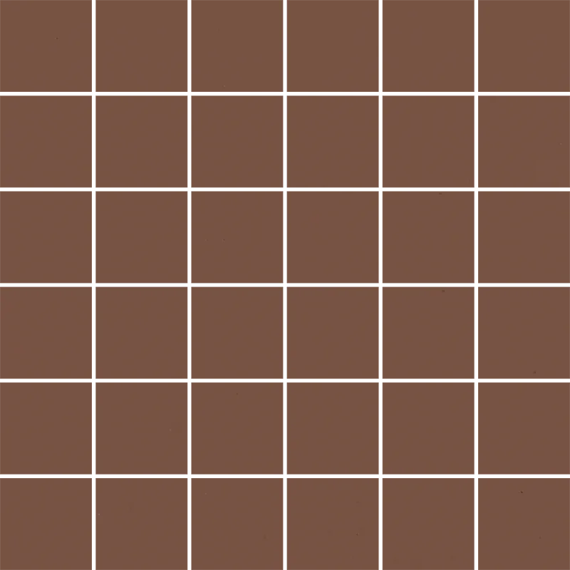 5904584112577 sklep płytki flizy PARADYŻ Modernizm Brown Mozaika Prasowana Mat. Kostka 4,8x4,8 29,8x29,8 30x30