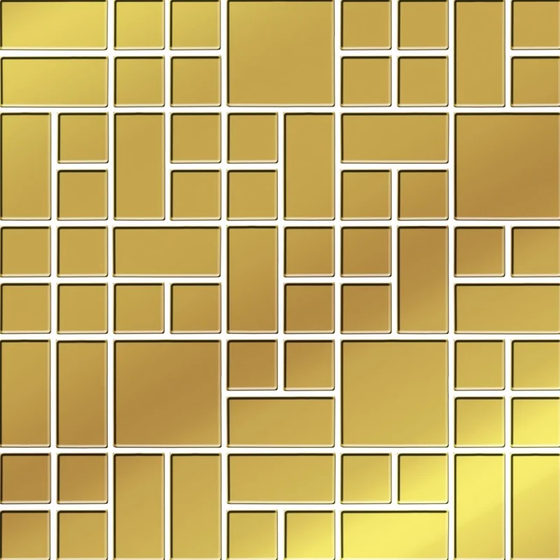 CERAMICA BIANCA Gold Glass Mozaika 25x25 G1