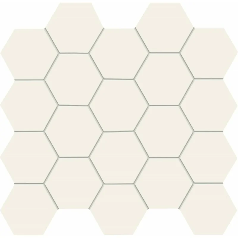 TUBĄDZIN All in White / White Mozaika 30,6x28,2 Gat I