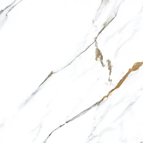 8429991457594 GEOTILES Oikos Gold Gres Rekt. Polished 60x60 60x120 kamień marmur calacatta