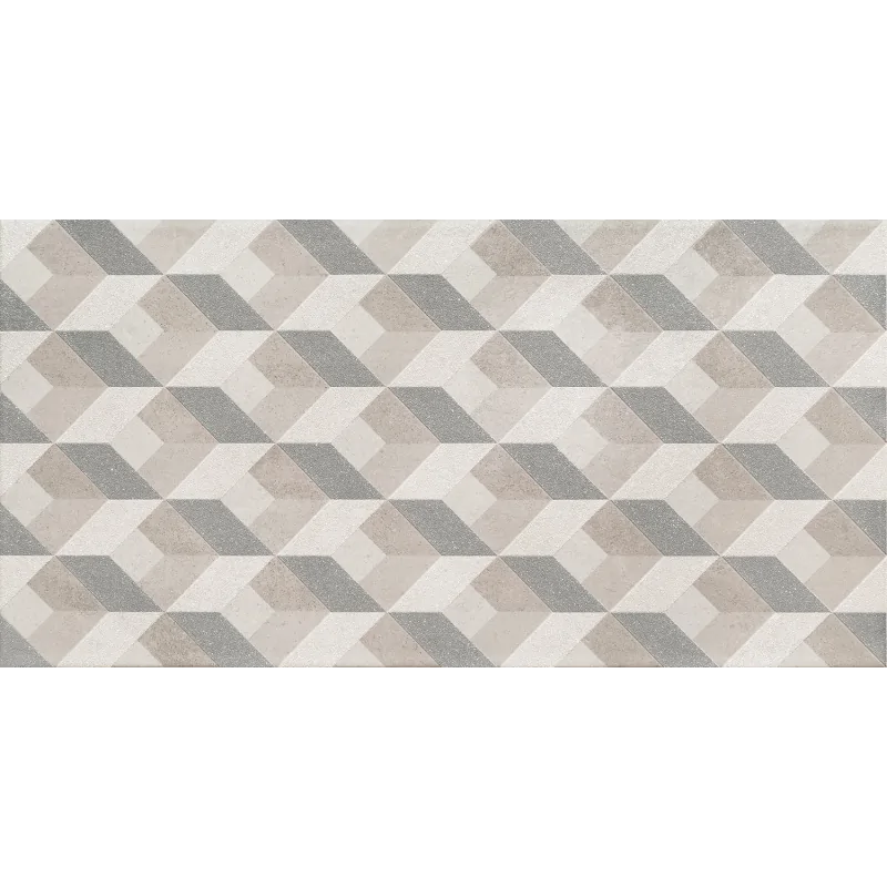 5907602115475 DOMINO (Tubądzin) Tempre Grey Dekor Ścienny Połysk 30,8x60,8 30x60 DS-02-540-0308-0608-1-010
