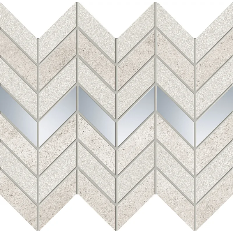 5907602115529 MS-02-540-0298-0246-1-012 DOMINO (Tubądzin) Tempre Grey Mozaika Ścienna 29,8x24,6 30x30