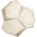 DOMINO (Tubądzin) Alabaster Shine White Mozaika ścienna 21x19 G1 MS-01-271-0210-0190-1-016 EAN 5900199043046