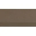 Q-R-298X598-1-INTE.BRSP-2 PARADYŻ Intero Brown Stopnica Prosta Nacinana Mat. 29,8x59,8 30x60 5902610576652