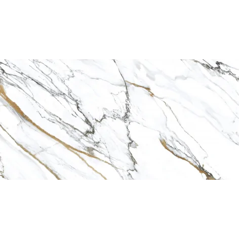 8429991457549 GEOTILES Oikos Gold Gres Rekt. Polished 60x120 kamień marmur imitacja kamienia