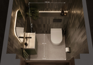Micro WC 1-2 m2 aranżacje oraz inspiracje